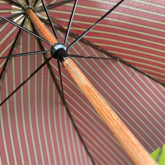 DIOR Vintage authentic Christian Dior all wood umbrella parasol (SOLD) - Picture 6 of 10